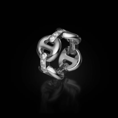 QUAD LINK WITH DIAMOND BRIDGES