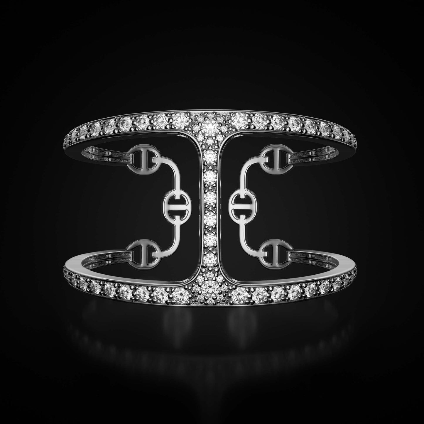 PHANTOM CUFF WITH DIAMONDS