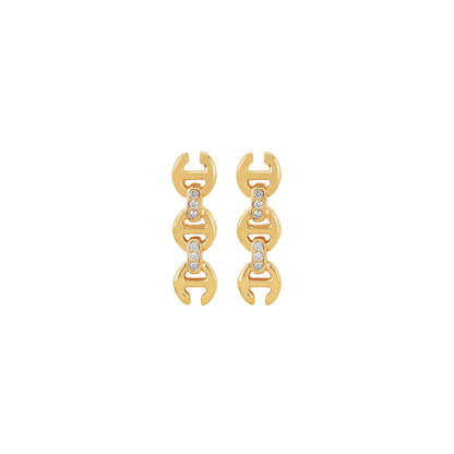 3MM TOGGLE STUDS WITH DIAMONDS