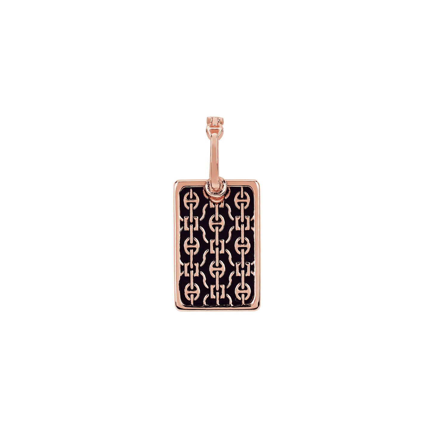 RECTANGLE LACE PENDANT