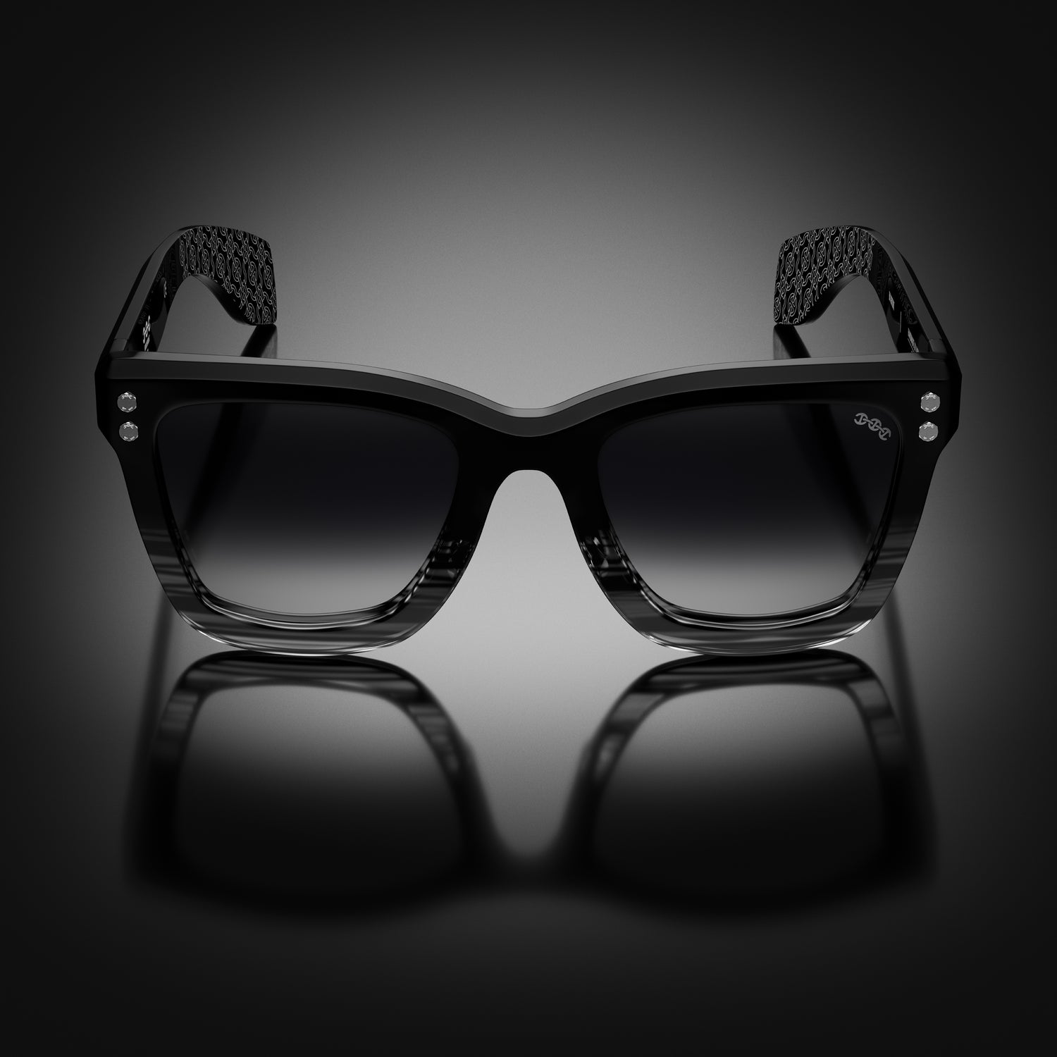 MODEL I | BLACK/GREY TORTOISE FADE