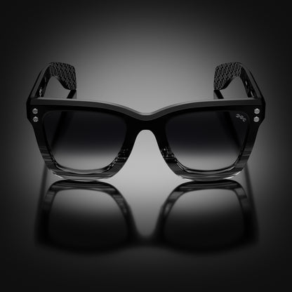 MODEL I | BLACK/GREY TORTOISE FADE