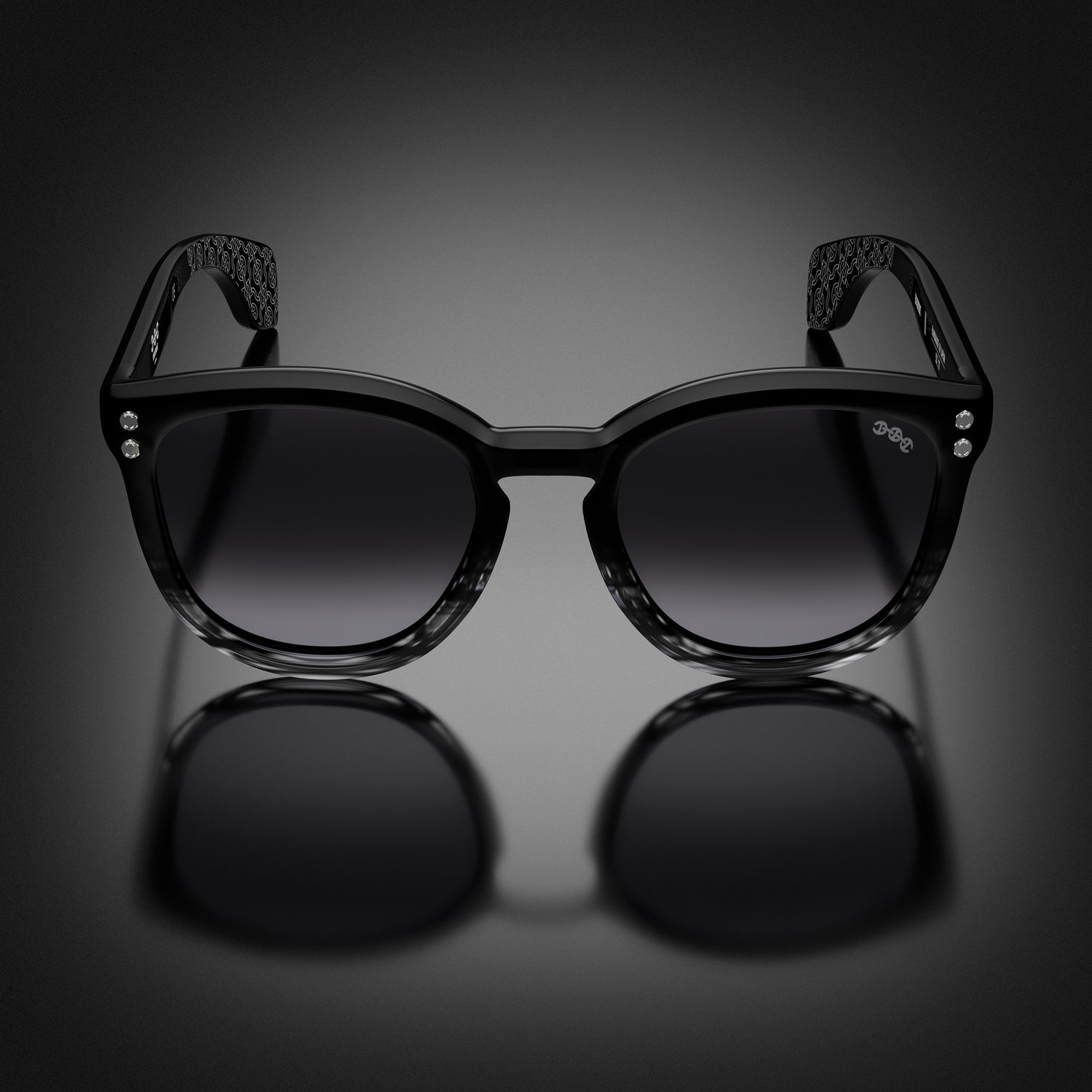MODEL II | BLACK/GREY TORTOISE FADE