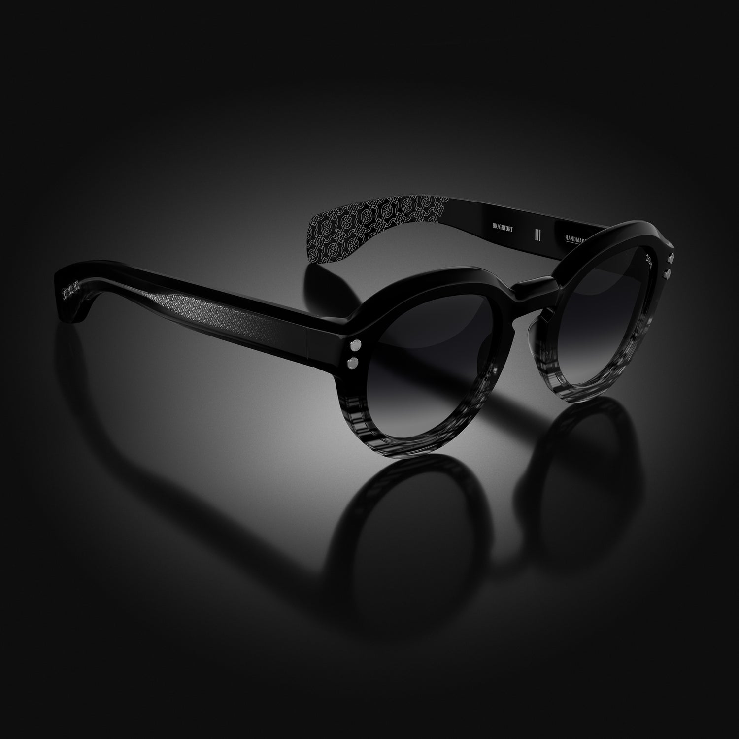 MODEL III | BLACK/GREY TORTOISE FADE