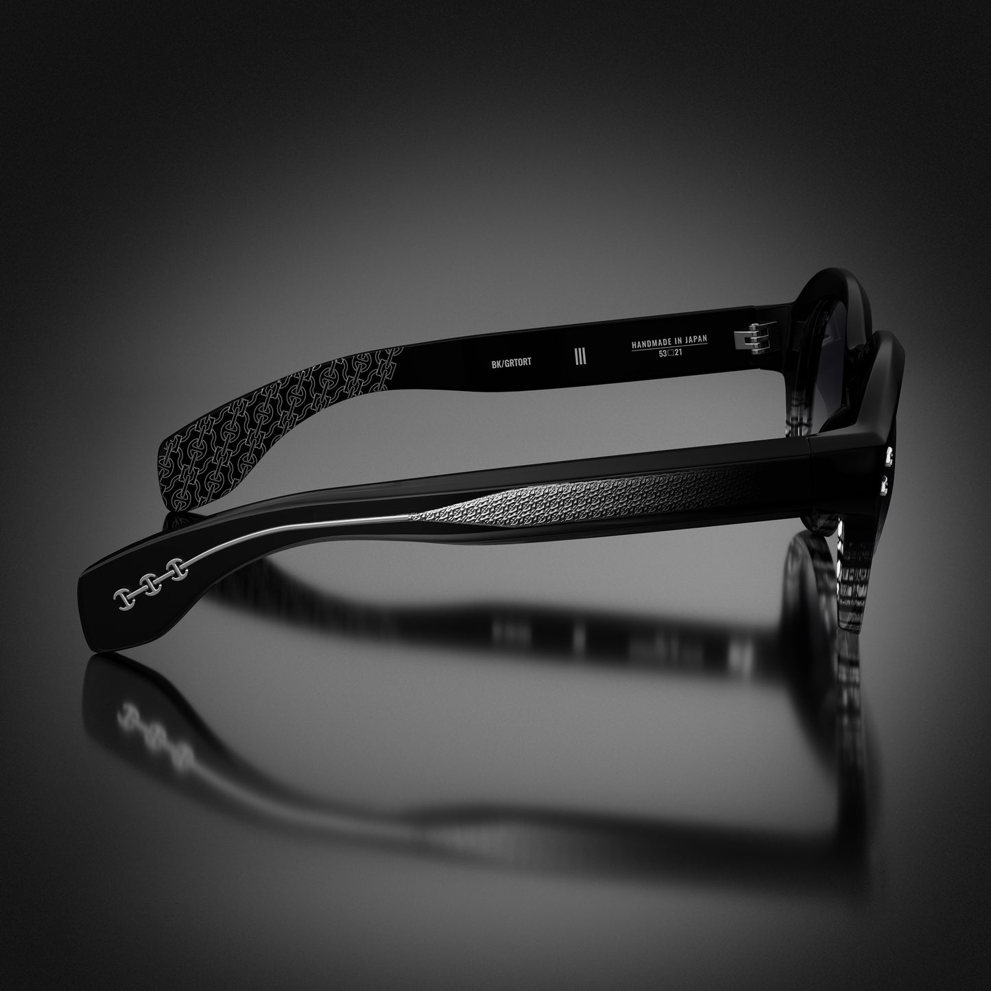 MODEL III | BLACK/GREY TORTOISE FADE