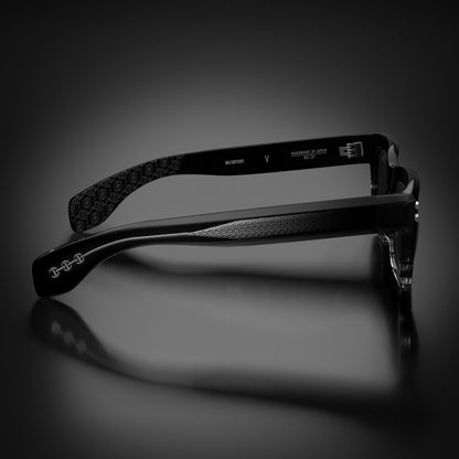 MODEL V | BLACK/GREY TORTOISE FADE